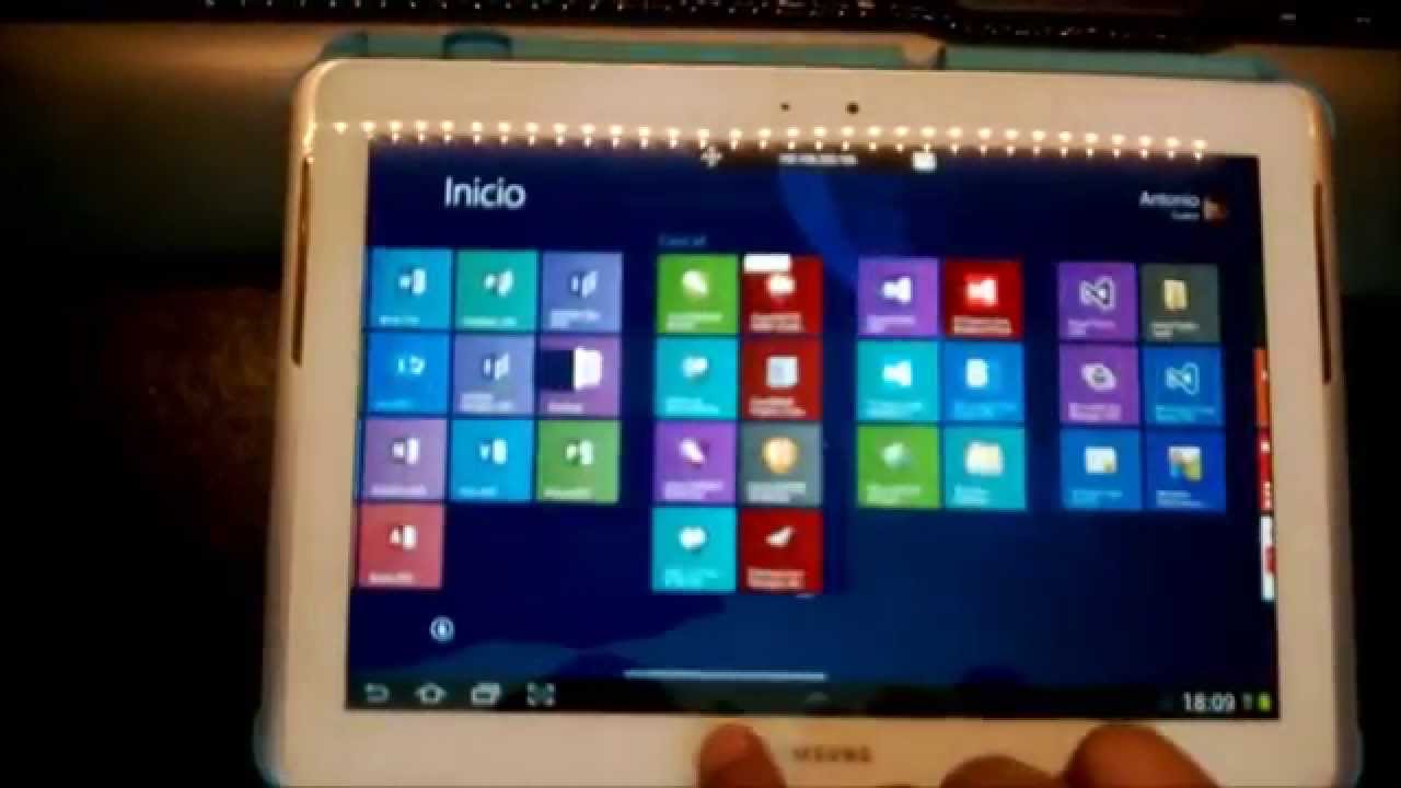 Windows On Galaxy Tab
